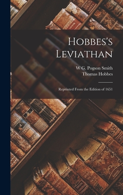 Hobbes's Leviathan: Reprinted From the Edition of 1651