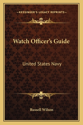 Watch Officer's Guide: United States Navy