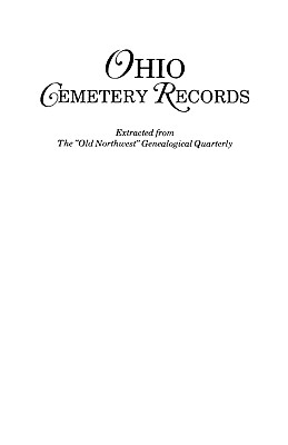 Ohio Cemetery Records