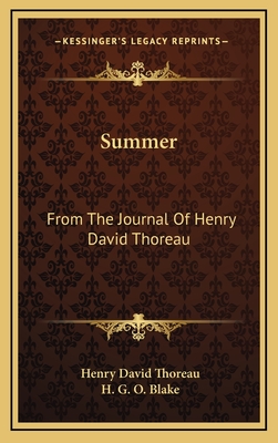 Summer: From The Journal Of Henry David Thoreau