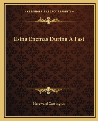 Using Enemas During A Fast