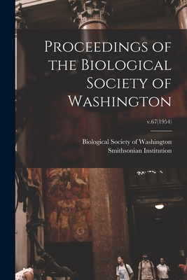 Proceedings of the Biological Society of Washington; v.67(1954)