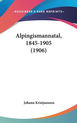 Alpingismannatal, 1845-1905 (1906)