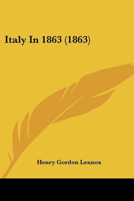 Italy In 1863 (1863)