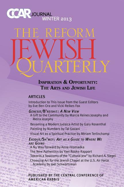 Judaism & the Arts: CCAR Journal, Winter 2013