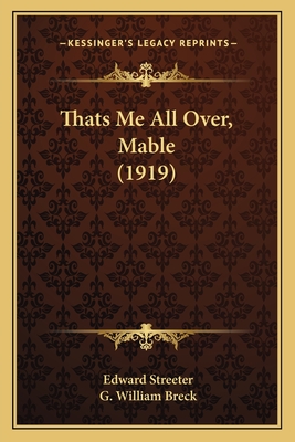Thats Me All Over, Mable (1919)