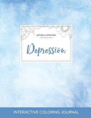 Adult Coloring Journal: Depression (Nature Illustrations, Clear Skies)