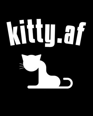 Kitty.af: Birthday Gift For Ex Girlfriend - Funny, Naughty, Dirty, Sexy, Rude Sayings Anniversary, Valentines Gift For Ex - Black Lined Composition No