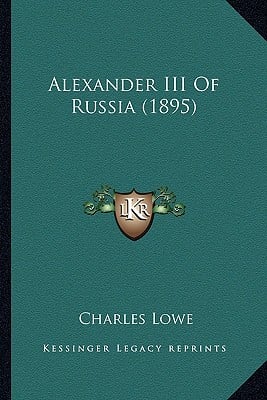 Alexander III Of Russia (1895)