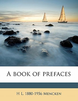 A Book of Prefaces
