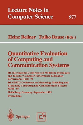 Quantitative Evaluation of Computing and Communication Systems: 8th International Conference on Modelling Techniques and Tools for Computer Performanc