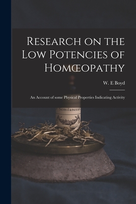 Research on the Low Potencies of Homoeopathy: an Account of Some Physical Properties Indicating Activity