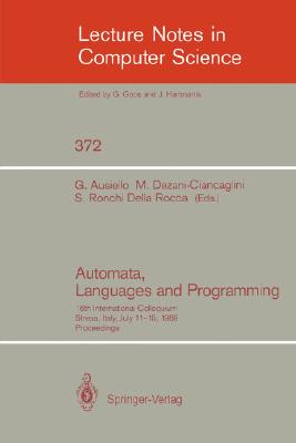 Automata, Languages and Programming: 16th International Colloquium, Stresa, Italy, July 11-15, 1989. Proceedings