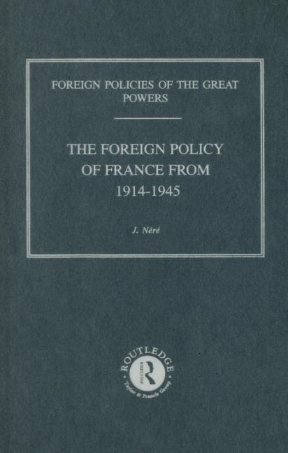 Foreign Pol France 1914-45 V7