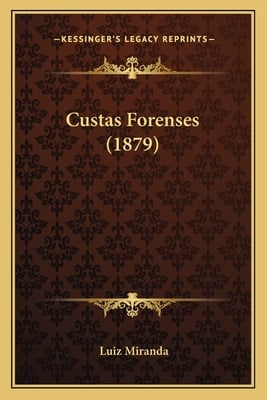 Custas Forenses (1879)