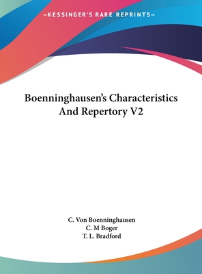 Boenninghausen's Characteristics And Repertory V2