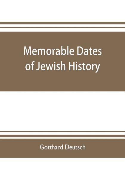 Memorable dates of Jewish history