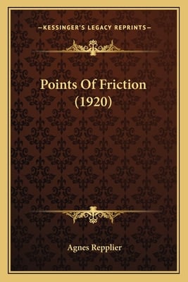Points Of Friction (1920)
