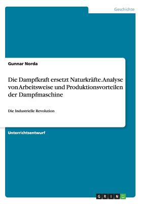 Die Dampfkraft ersetzt Naturkräfte. Analyse von Arbeitsweise und Produktionsvorteilen der Dampfmaschine: Die Industrielle Revolution