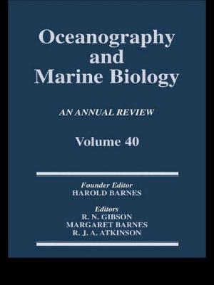 Oceanography and Marine Biology: An Annual Review. Volume 40