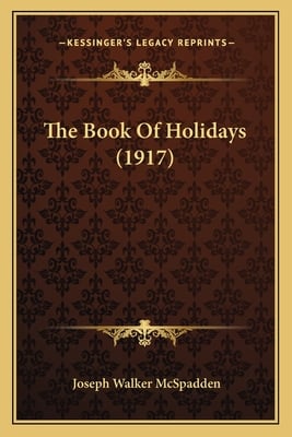 The Book Of Holidays (1917)