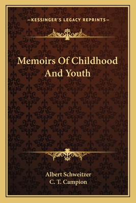 Memoirs Of Childhood And Youth