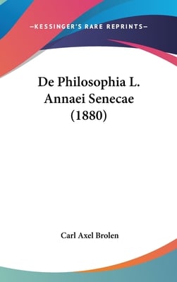 De Philosophia L. Annaei Senecae (1880)