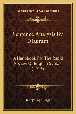 Sentence Analysis By Diagram: A Handbook For The Rapid Review Of English Syntax (1915)