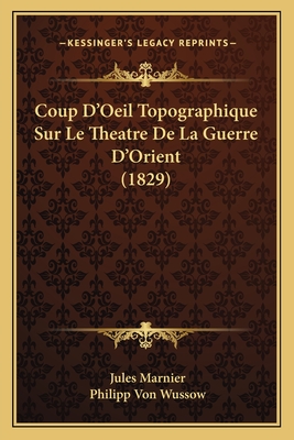 Coup D'Oeil Topographique Sur Le Theatre De La Guerre D'Orient (1829)