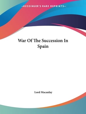 War Of The Succession In Spain