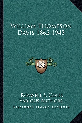 William Thompson Davis 1862-1945