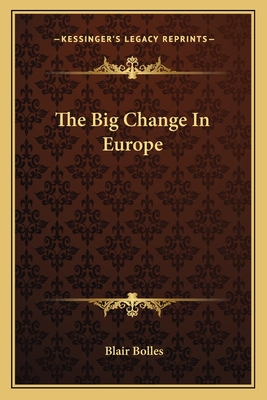 The Big Change In Europe