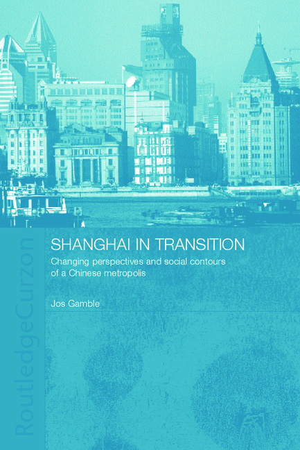 Shanghai in Transition: Changing Perspectives and Social Contours of a Chinese Metropolis