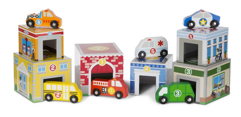 Nesting & Sorting Buildings & Vehicles