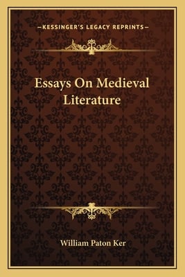 Essays On Medieval Literature