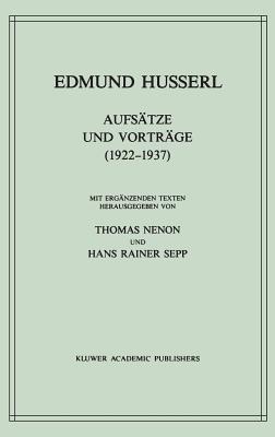 Aufsätze Und Vorträge (1922-1937)
