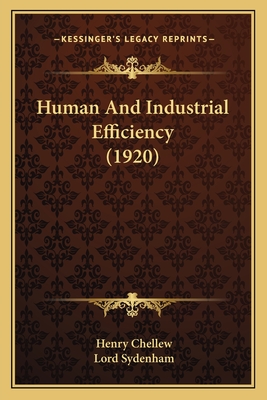 Human And Industrial Efficiency (1920)