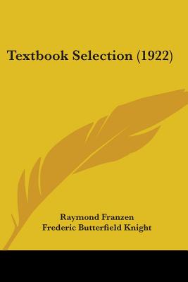 Textbook Selection (1922)