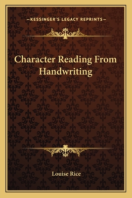Character Reading From Handwriting