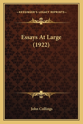 Essays At Large (1922)