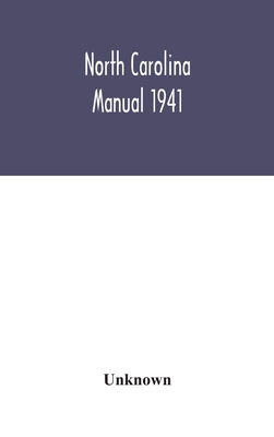 North Carolina Manual 1941