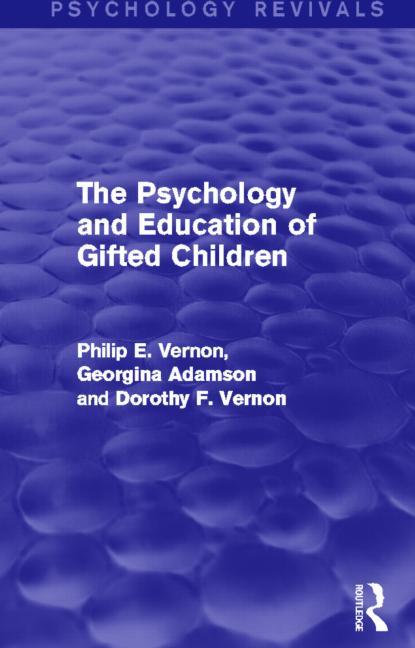 The Psychology and Education of Gifted Children
