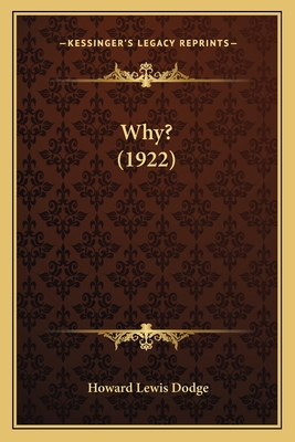Why? (1922)