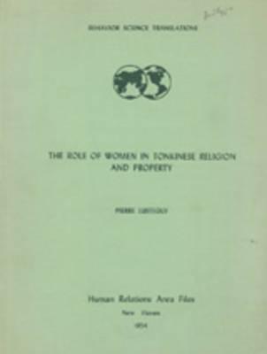 The Role of Women in Tonkinese Religion and Property