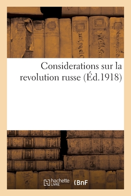 Considerations sur la revolution russe