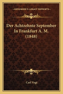 Der Achtzehnte September In Frankfurt A. M. (1848)