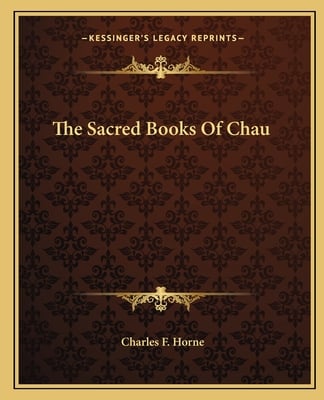 The Sacred Books Of Chau