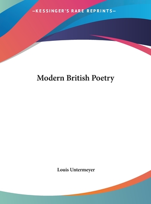 Modern British Poetry