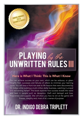 Playing by the Unwritten Rules: Here is What I Think: This is What I Know