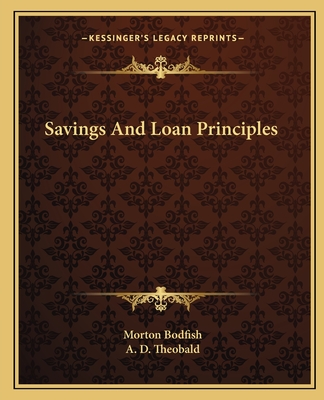 Savings And Loan Principles